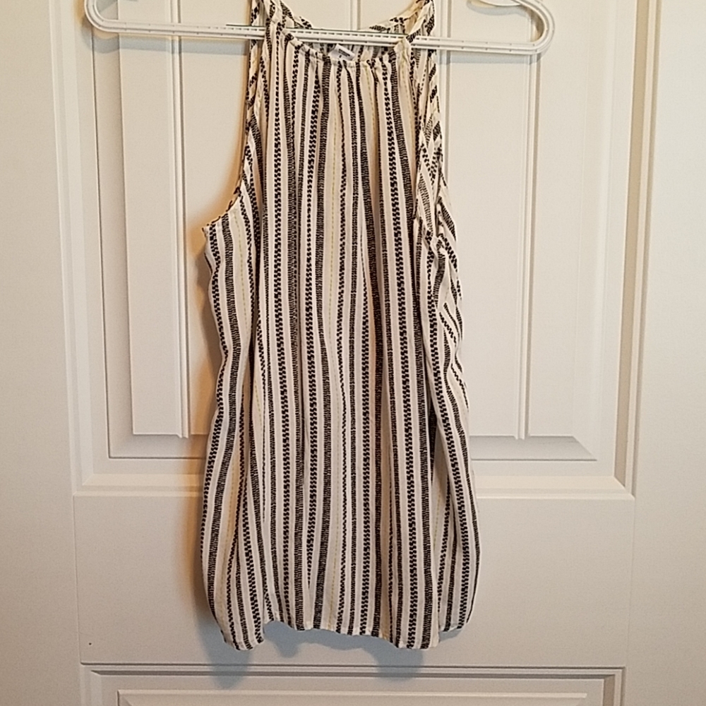 Striped dress tank top